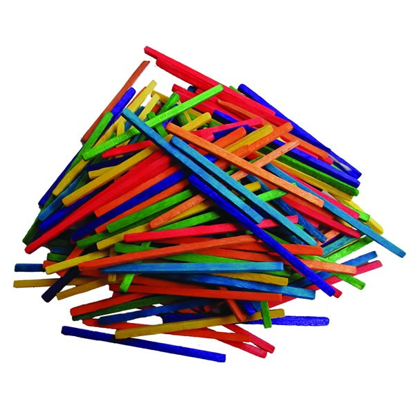 Betisoare Colorart 150 buc Lemn Multicolor