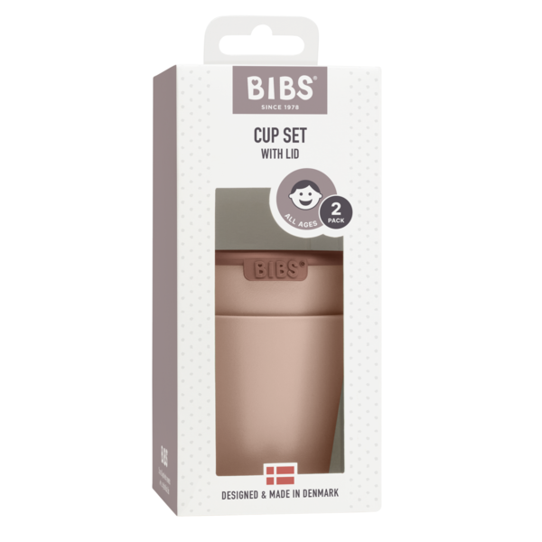 Set 2 Pahare Bibs Blush pentru Bebeluși