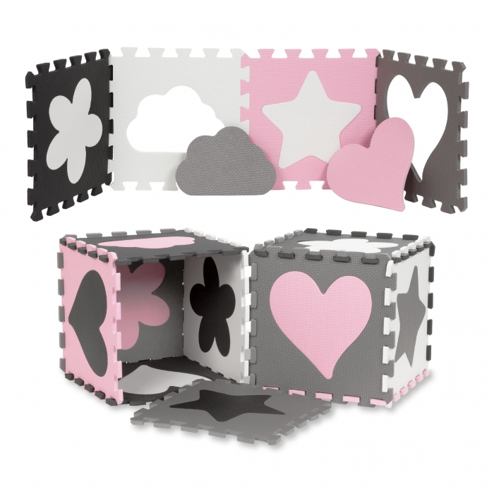 Covoras Puzzle Kidwell Happy Love, Spuma EVA Moale - imagine 5