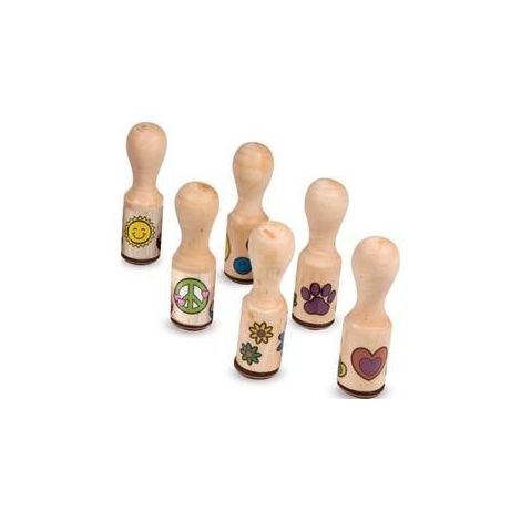 Set Stampile Melissa & Doug Happy Handle Deluxe | Creativitate - imagine 4