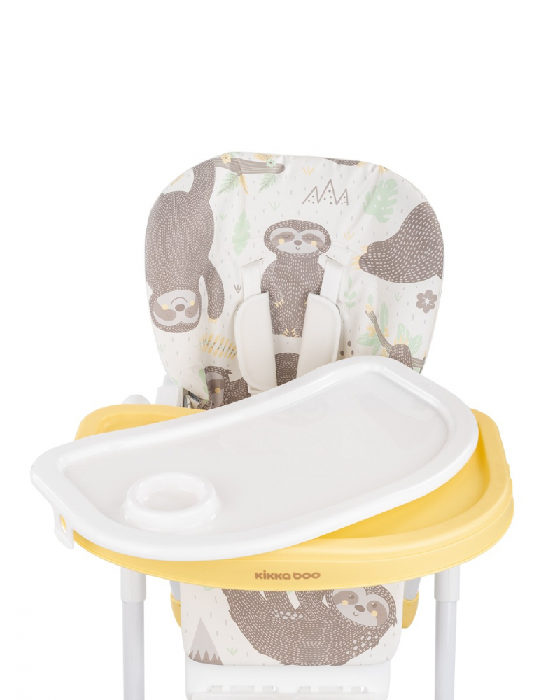 Scaun de Masa KikkaBoo Vitto, Galben, 3-36 Luni - imagine 2