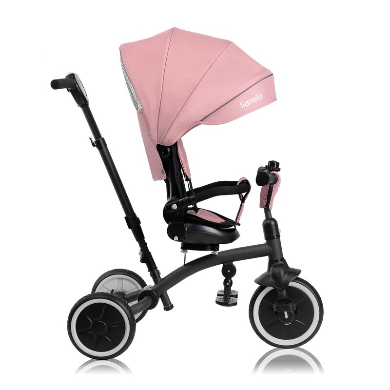 Tricicleta Lionelo Tris Plus Roz, Ultrapliabilă - imagine 2