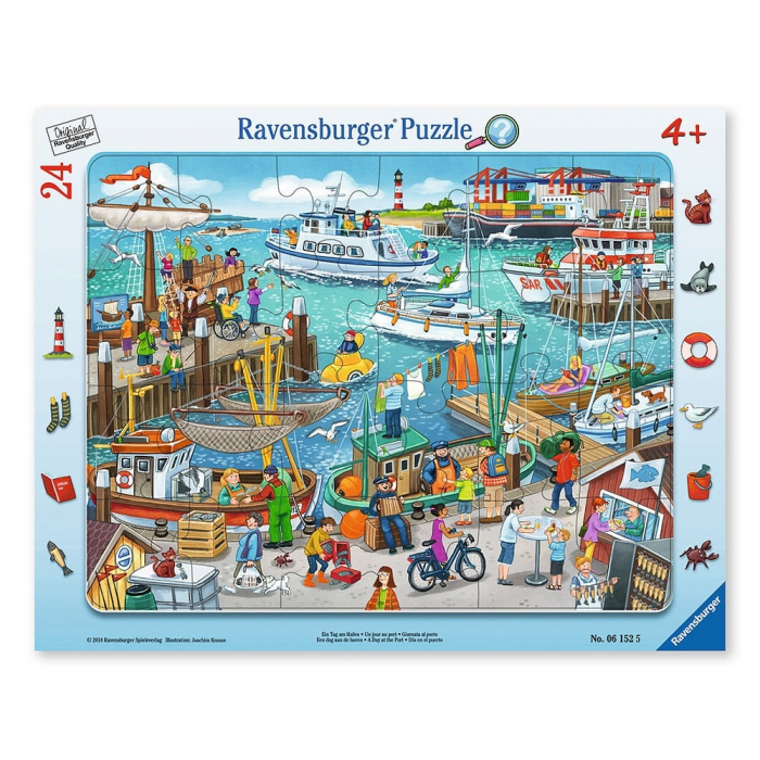 Puzzle Ravensburger O Zi În Port | Educațional