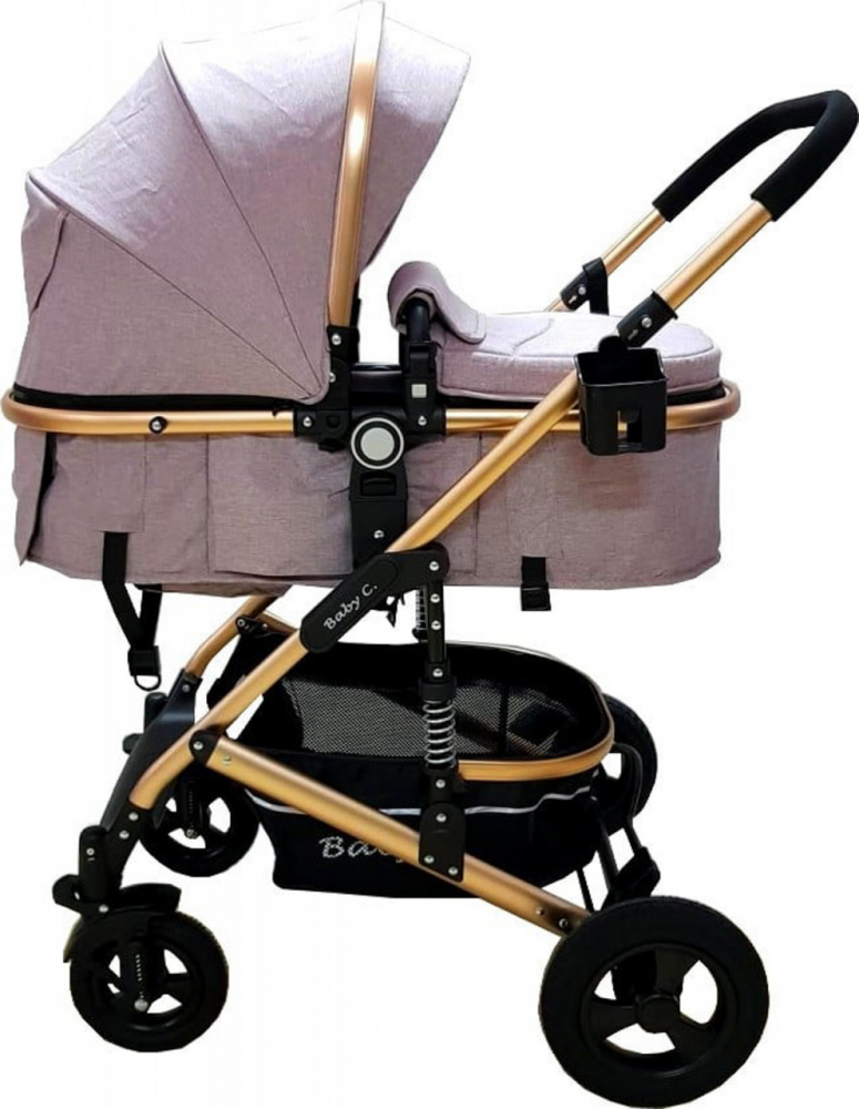 Carucior Baby Care PRO 531 3in1 Gri - imagine 4