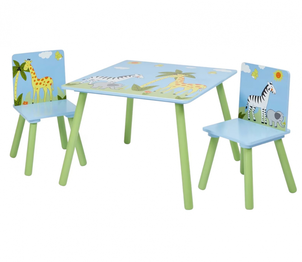 Set Masă și 2 Scaune Ginger Home Savanna Lemn - imagine 4