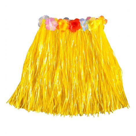 Fusta Hawaii Galbena Widmann | Carnaval - imagine 2