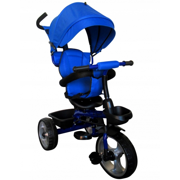 Tricicleta R-Sport T2 Albastru 3 in 1, Roti Eva