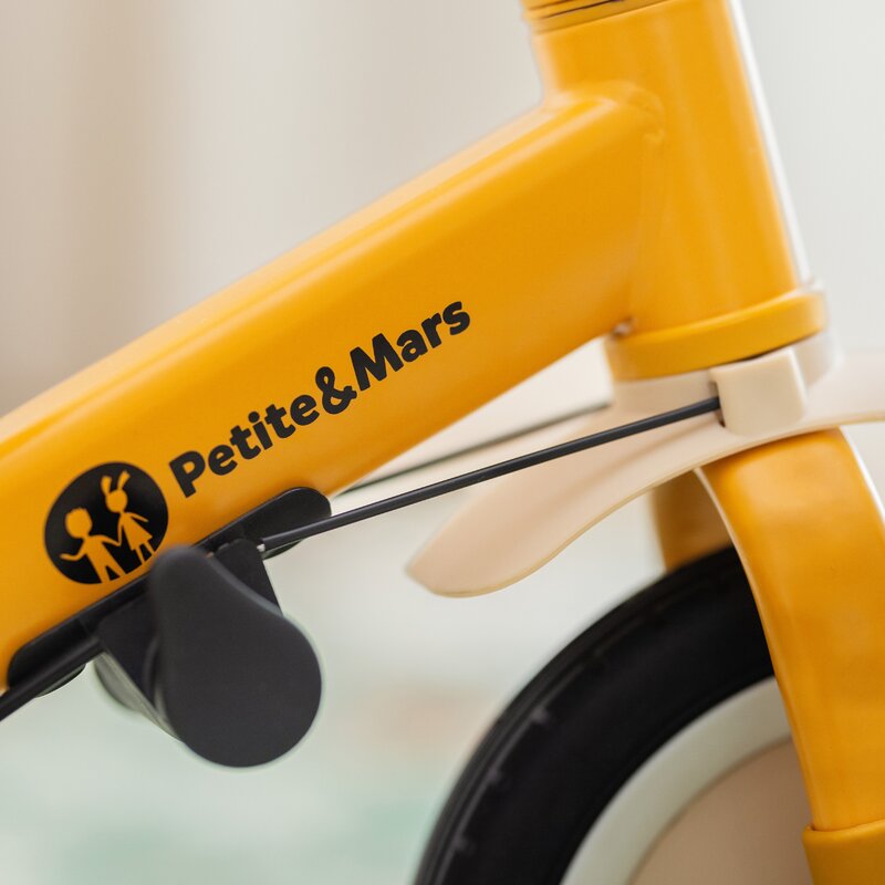 Tricicleta Petite&mars Turbo 5 in 1, Bej - imagine 2