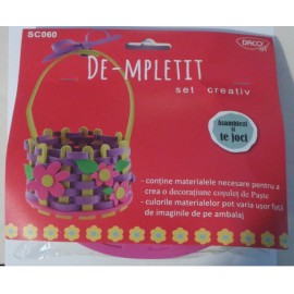Set Creativ De-mpletit Daco | Coșuleț Paște