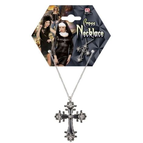 Colier Cruce Neagra Widmann | Look Carnaval - imagine 5