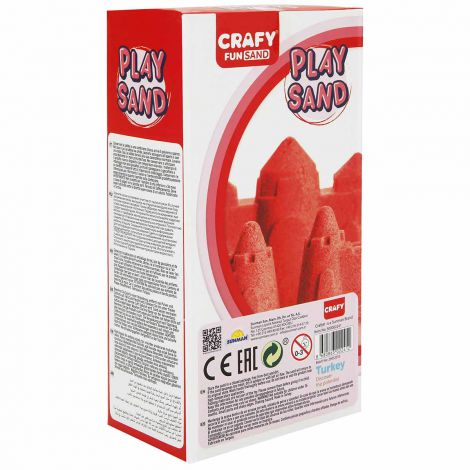 Nisip Kinetic Crafy 1kg Rosu - Joc Creativ - imagine 3