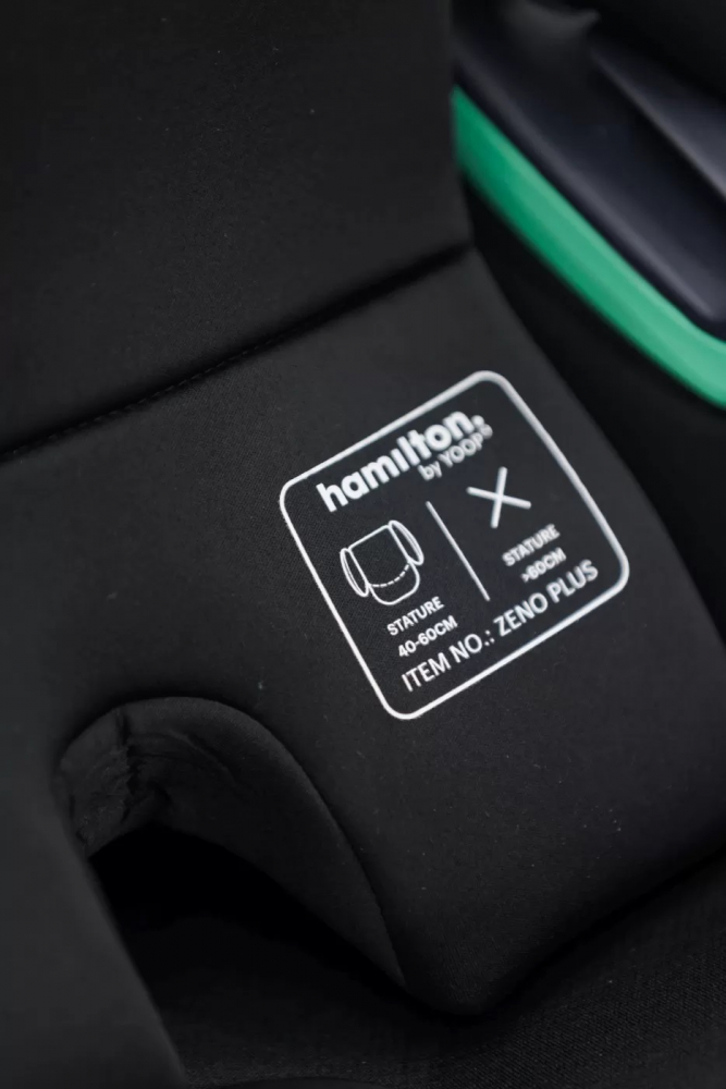 Scoica Auto Zeno i-Size Hamilton, Black, 0-15 luni - imagine 12