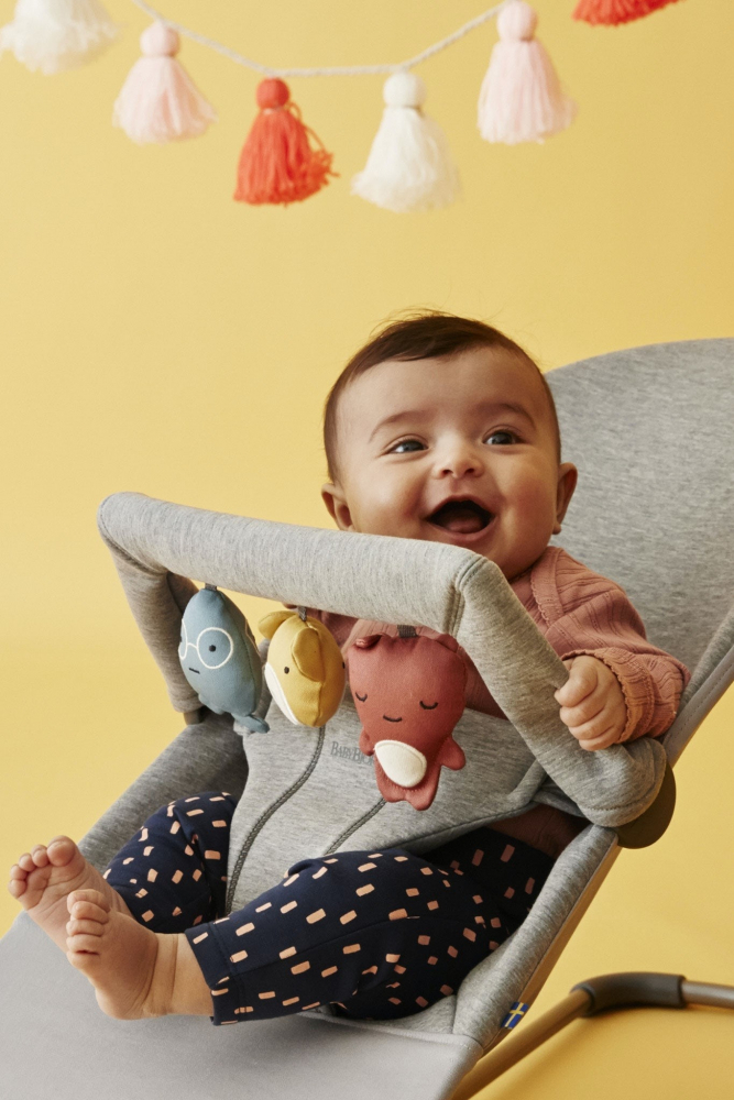 BabyBjorn Bliss Balansoar Gri - Confort Premium - imagine 4
