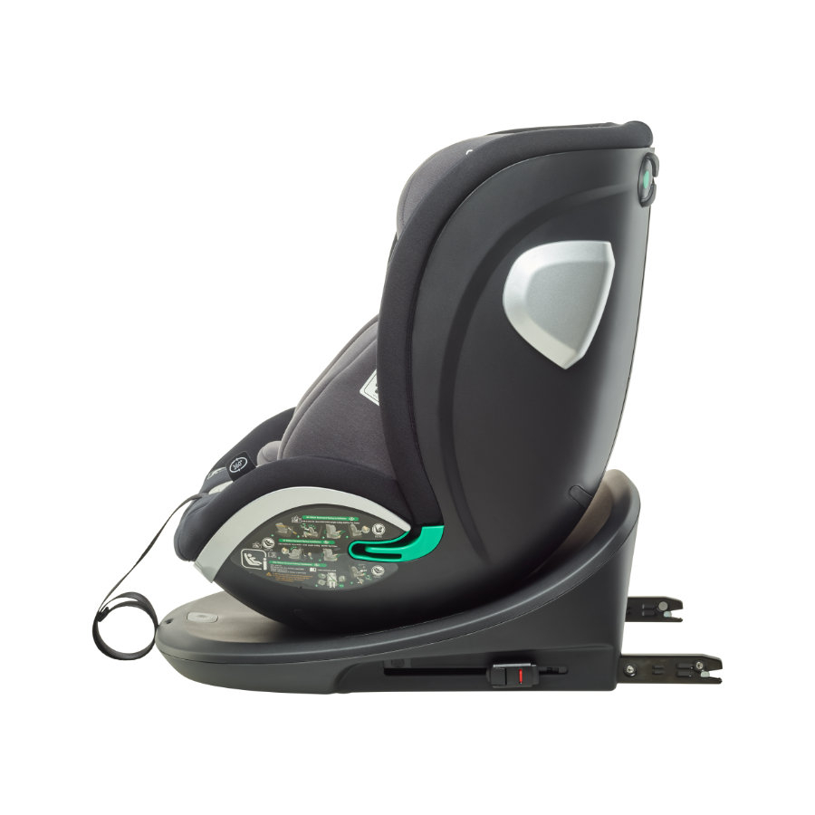 Scaun auto BabyGo Grow Up 360 Black 0-36 kg i-Size - imagine 6