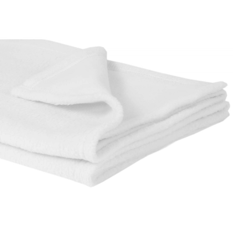 OEM Paturica Fleece Albă Moale 100x150cm - imagine 2