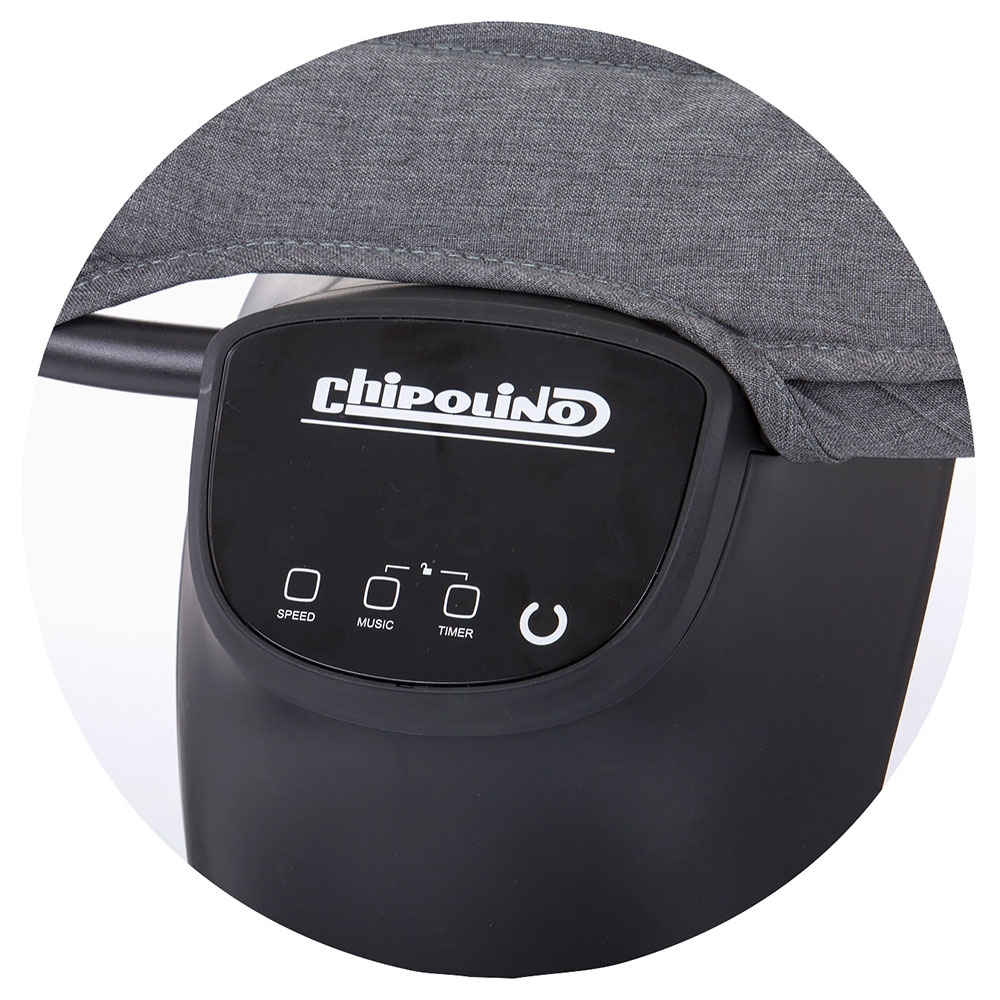 Leagan Electric Chipolino Yoga Asphalt 0-6 Luni - imagine 7