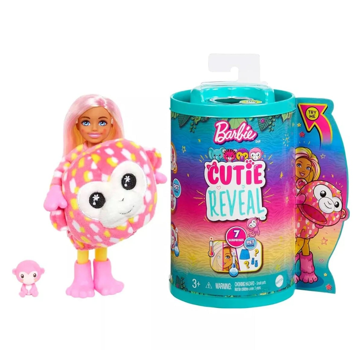 Papusa Chelsea Cutie Reveal, 7 Surprize, Barbie