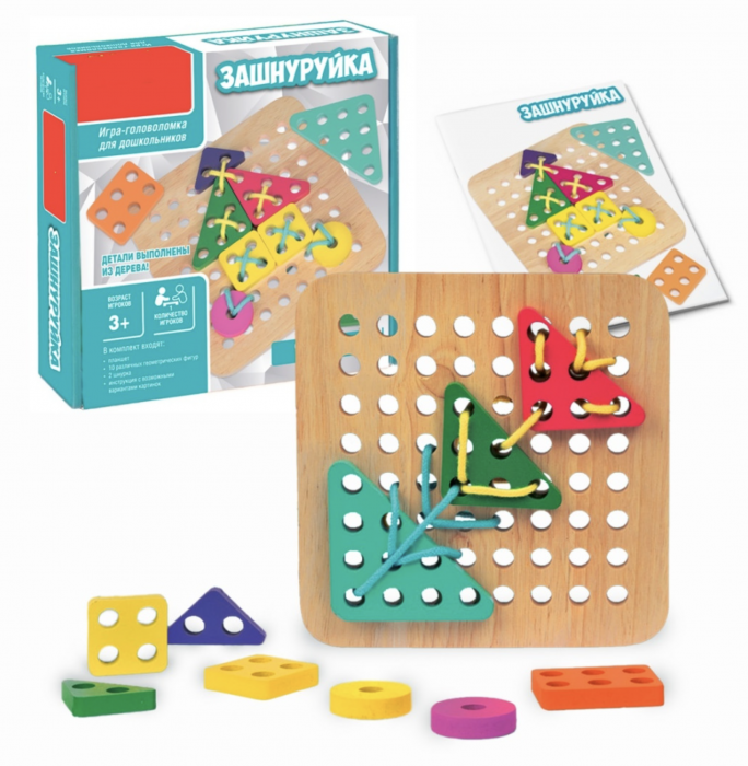 Joc Montessori Snuruit Forme Krista - 28 RON