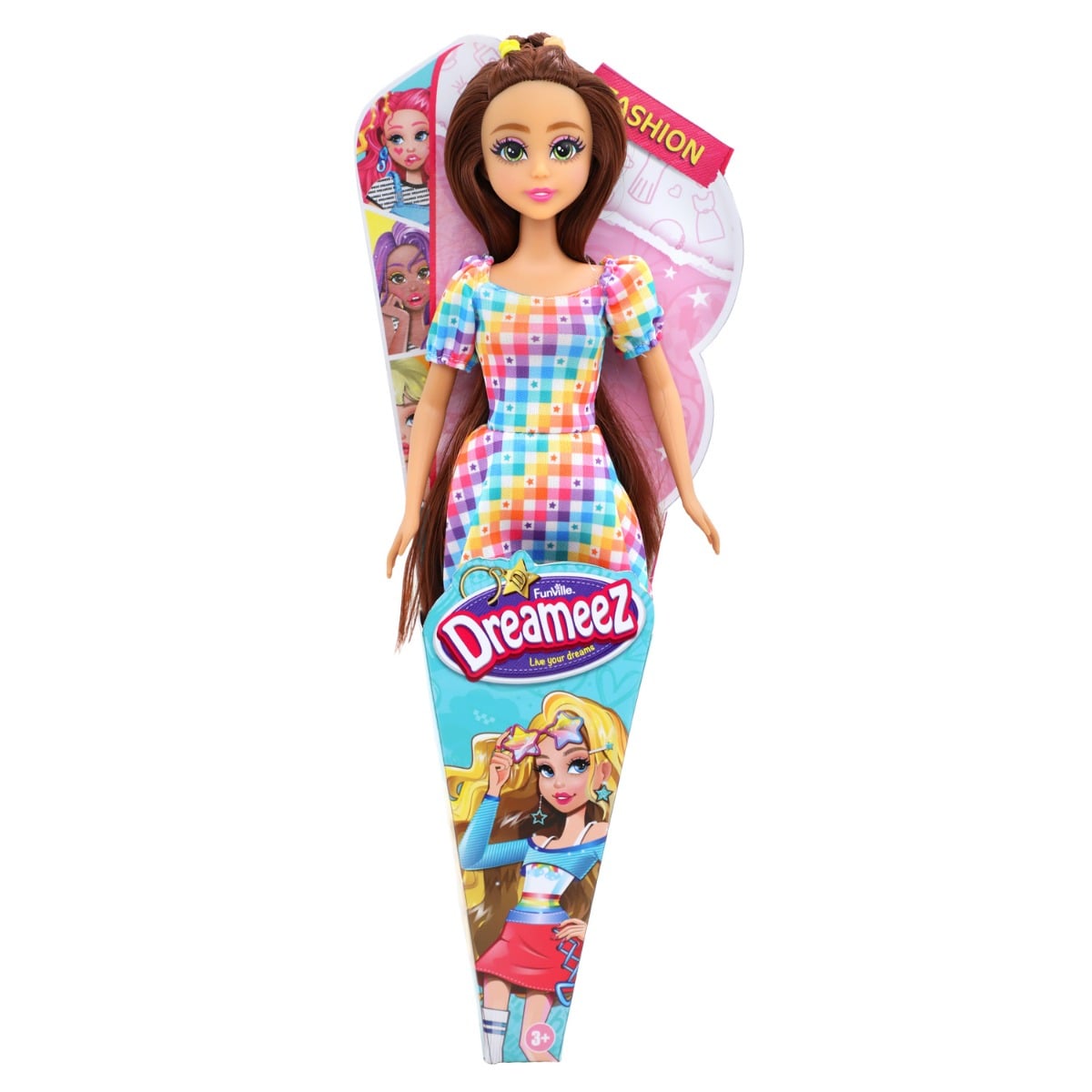 Papusa Fashion Dreameez cu Par Saten 33cm