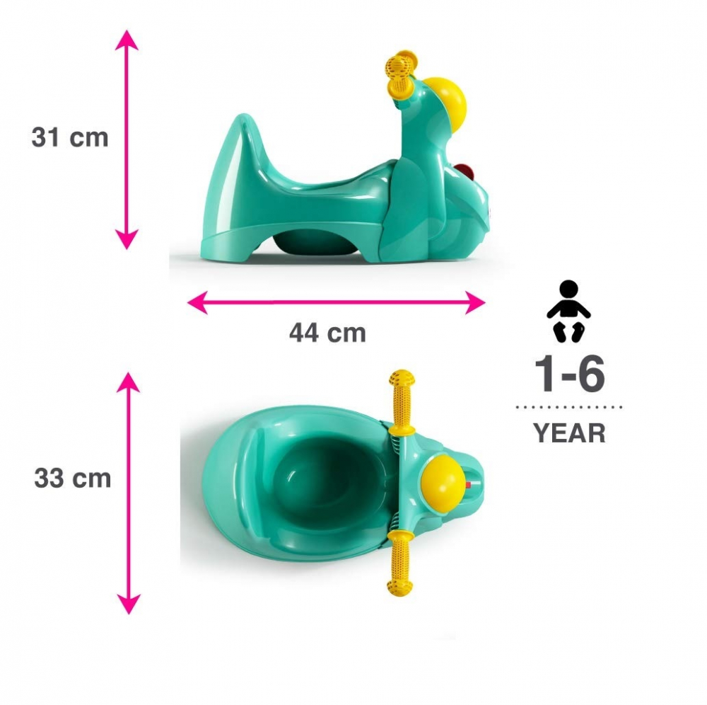 Olita Scooter OKBaby Turcoaz, Ergonomică - imagine 2