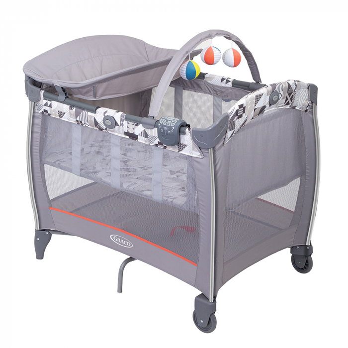 Patut Graco Contour Electra Grey, 0-3 ani