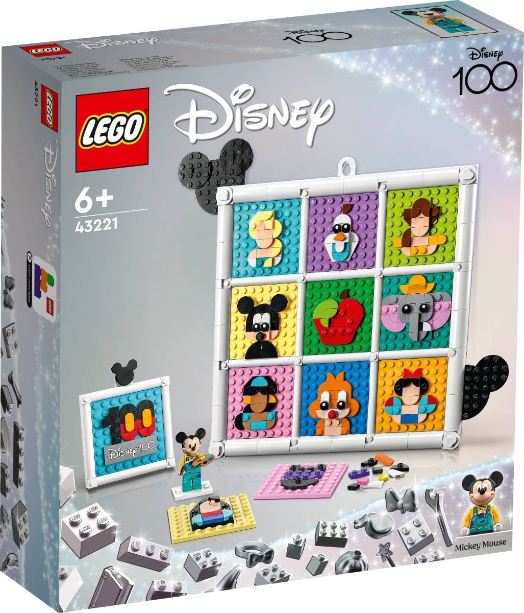 LEGO Disney 100 Ani Figuri Emblematice 43221