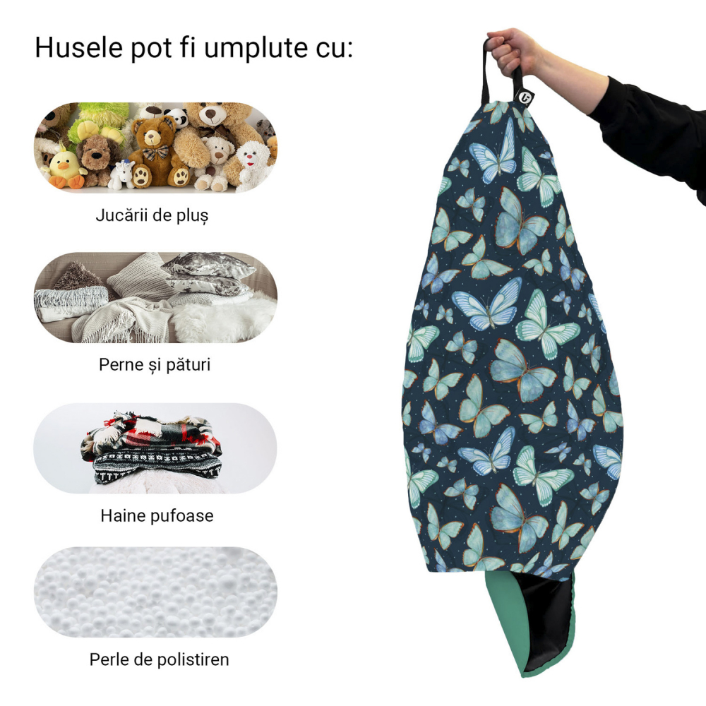 Husa Bean Bag Para XL Updeco | Design Modern