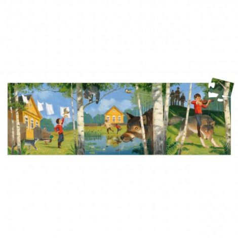 Puzzle Petrică și Lupul Djeco | 50 piese | +5 ani - imagine 2