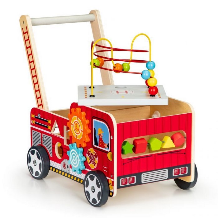 Antemergător Ecotoys cu Blocuri din Lemn - imagine 6