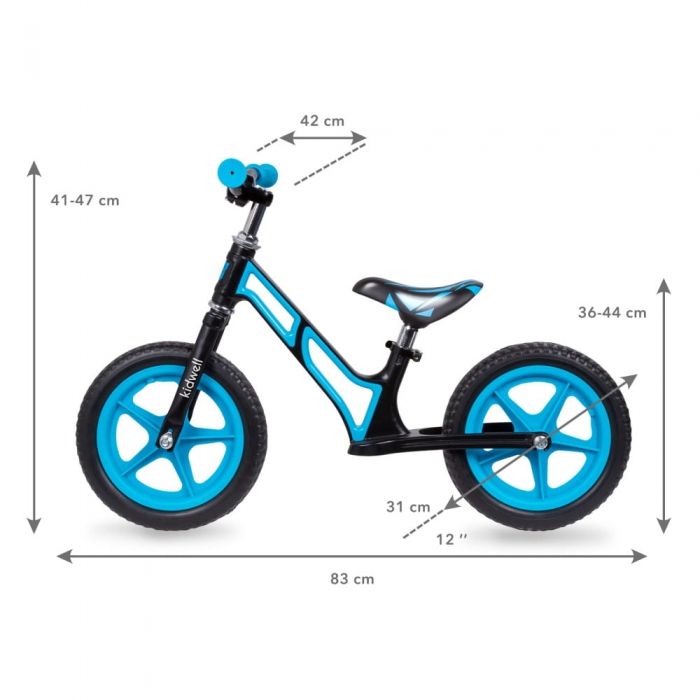Bicicleta Kidwell Comet 12" Mg, Fără Pedale - imagine 5