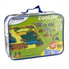 Set de joacă Zoo Miniland | Educativ și Interactiv - imagine 2
