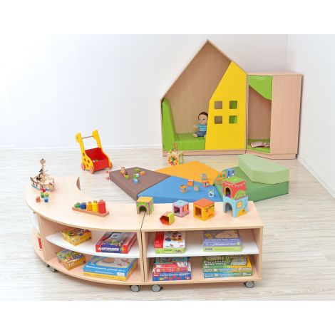 Dulap Quadro Curbat pe Roti S Moje Bambino - imagine 3