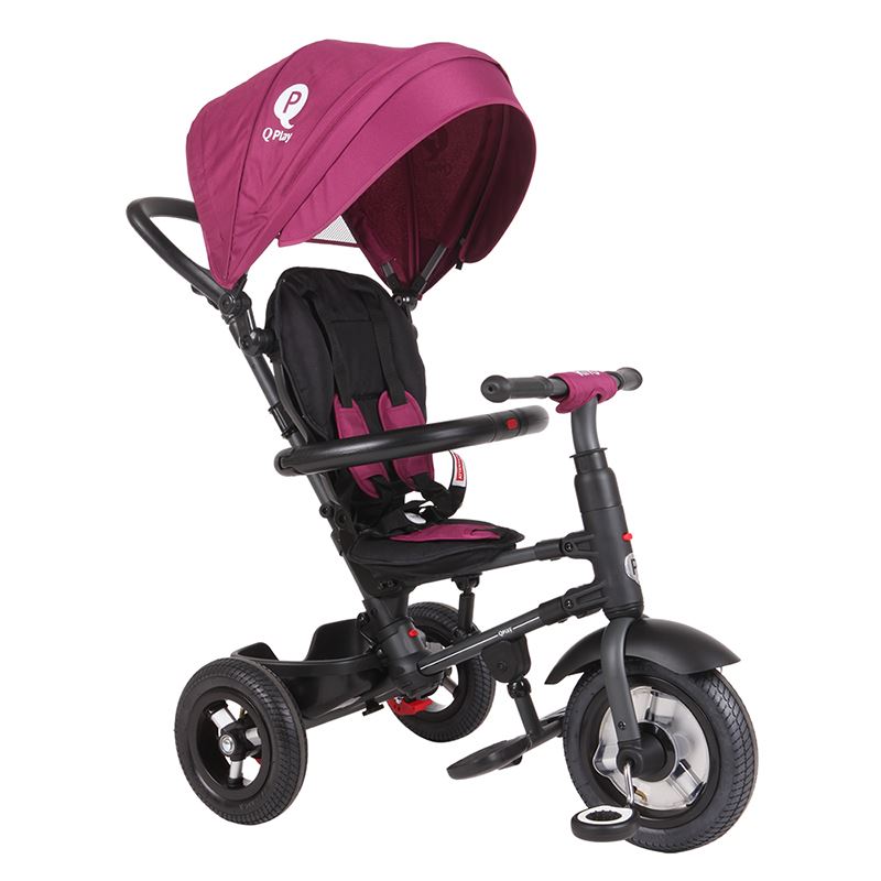 Qplay Rito Rubber - Tricicleta Violet Pliabilă - imagine 6