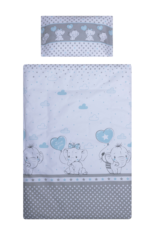 Lenjerie Patut 7 Piese Bebe Royal - Elefant Design