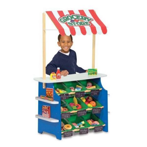 Stand Supermarket Lemn Melissa&Doug Educativ - imagine 3