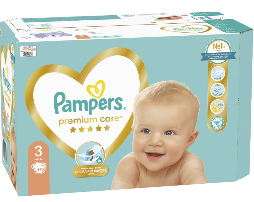 Pampers Premium Care 3 Mega Box, 120 buc - imagine 4