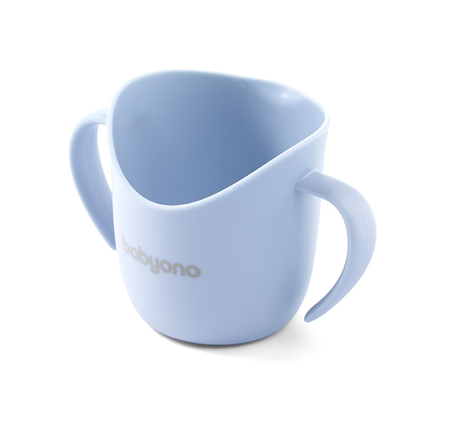 Cană Ergonomică Babyono 120 ml, Albastru Închis - imagine 3