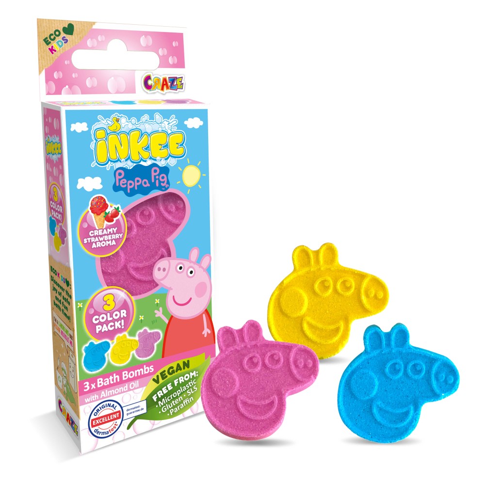 Bombe baie Peppa Pig Craze (3 buc.)