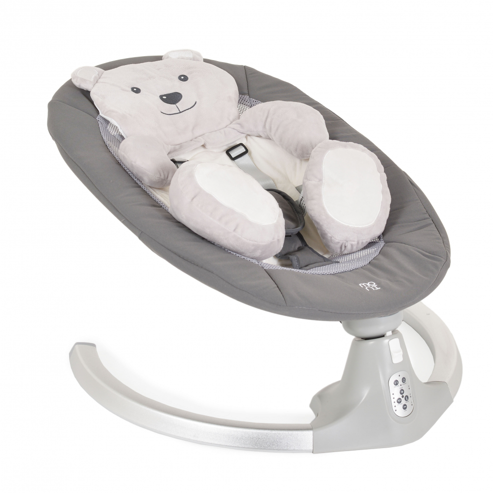 Leagan electric Moni cu telecomanda Ari bear Grey - imagine 2