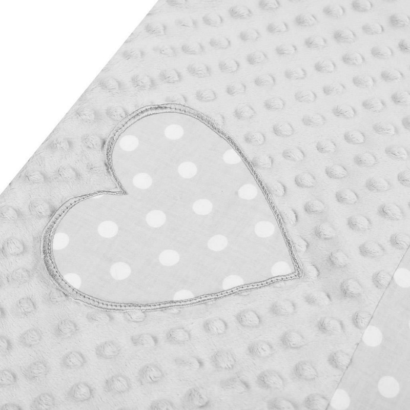 Set New Baby Luxury: Cuib, Plapumă și Pernuță Minky - imagine 3