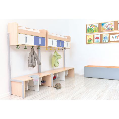 Vestiar Quadro 4 compartimente Moje Bambino - imagine 4