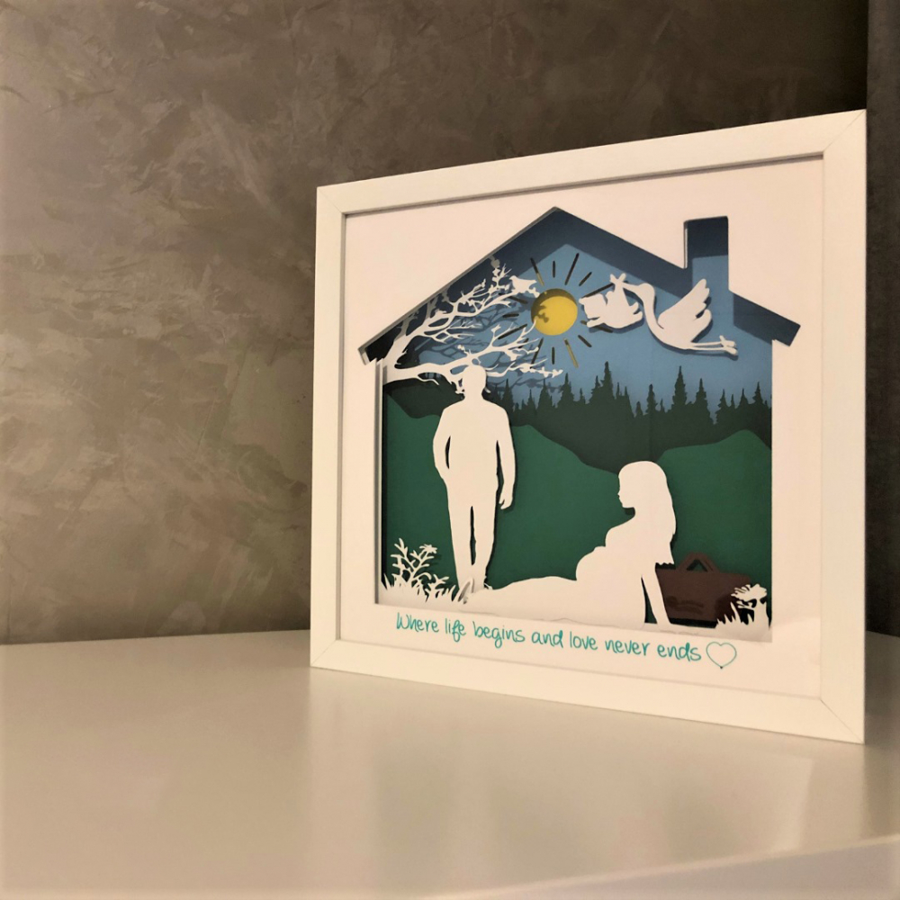 Tablou Luminos Părinți și Copii | Noorhandmadeatelier - imagine 6