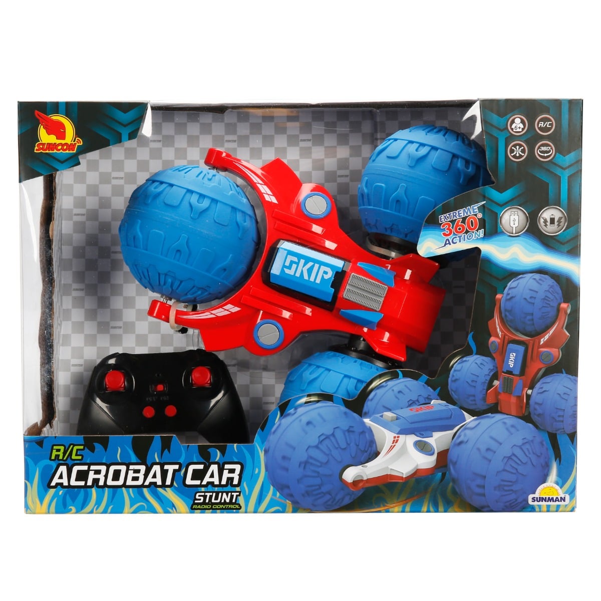 Suncon Acrobat Car - Cascadorii 360° cu Telecomandă