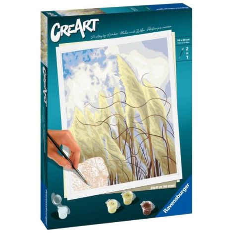 Ravensburger CreArt Pictură pe Numere Iarbă în Vânt - imagine 2