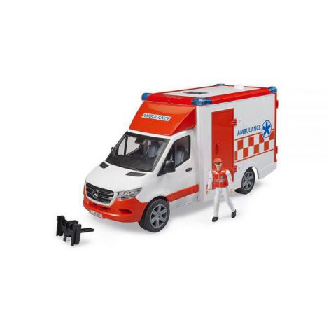 Bruder Ambulanță Mercedes-Benz cu Sirenă