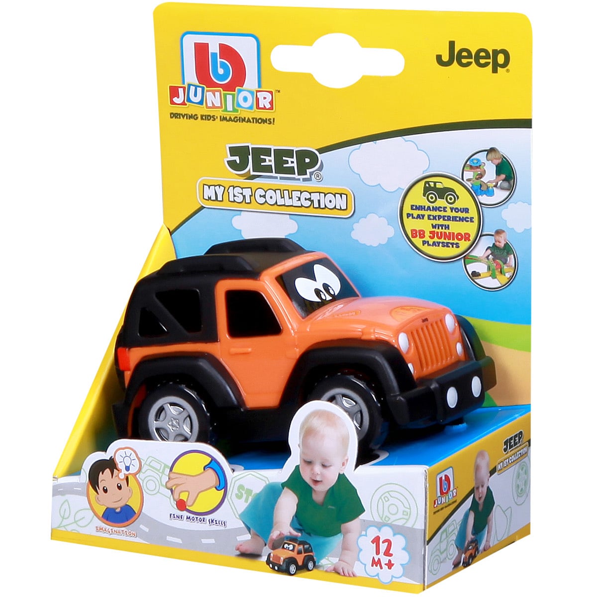 Bburago Junior Jeep Portocaliu | Jucărie Deducată