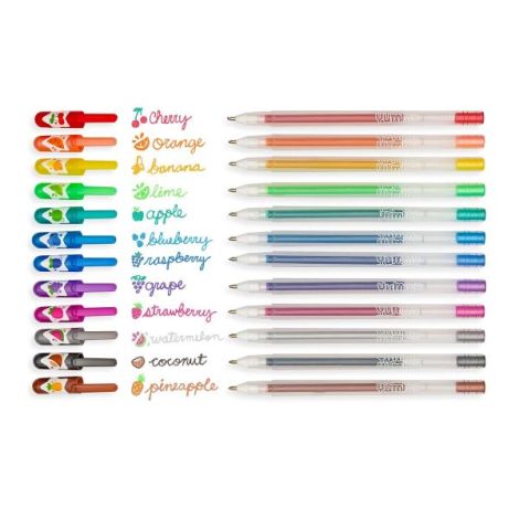 Set 12 Pixuri Ooly Yummy Yummy Parfumate cu Sclipici - imagine 2