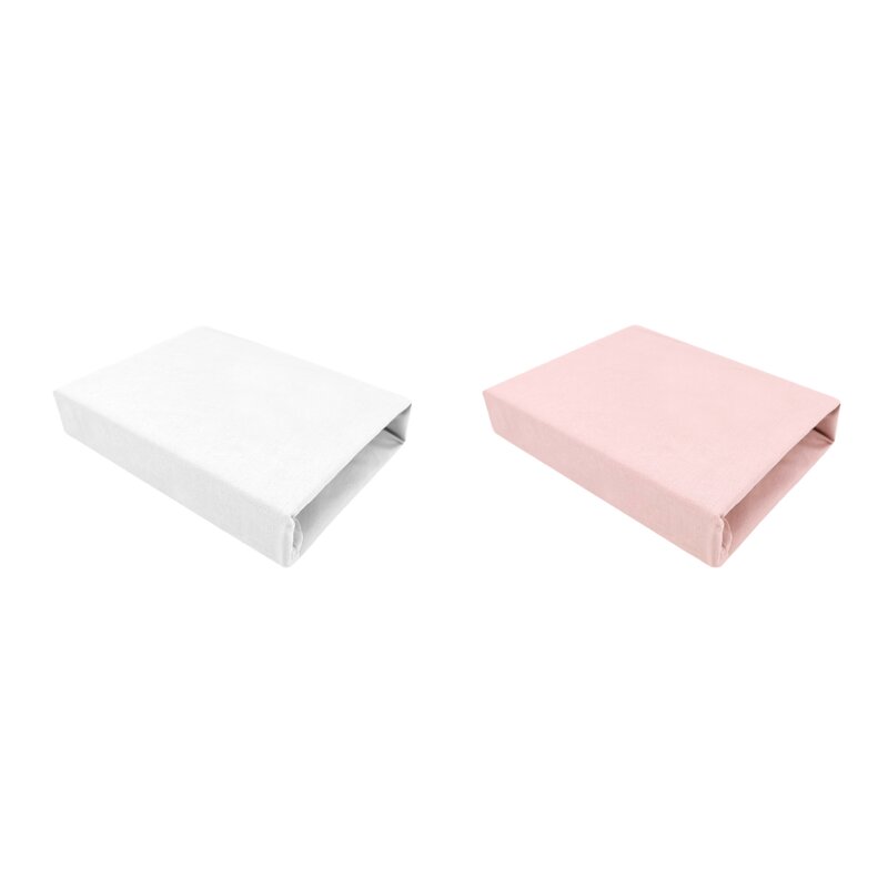 Qmini Set 2 Cearceafuri Bumbac 90x50cm Oeko-Tex