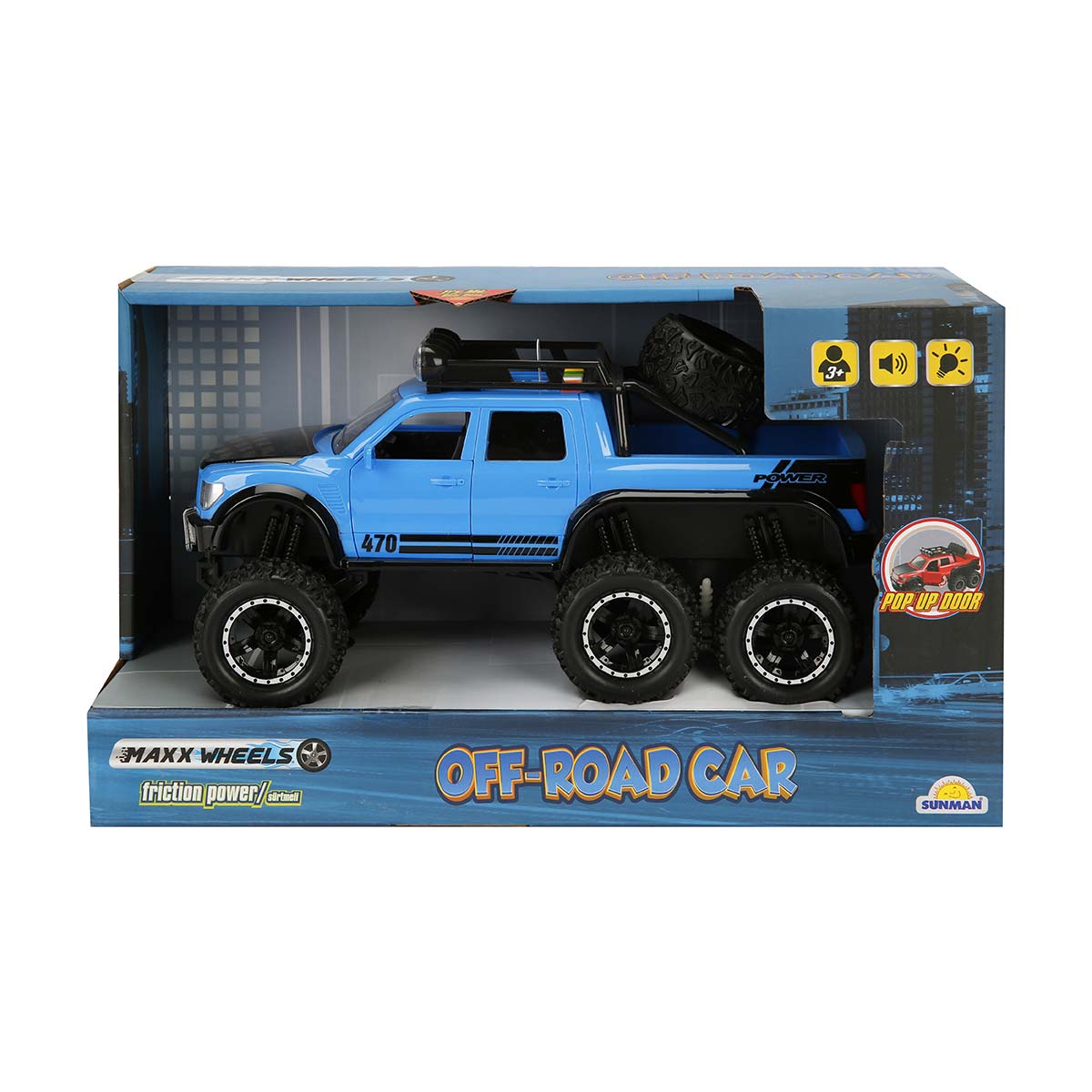 Mașină Off Road Maxx Wheels 1:16 cu Lumini