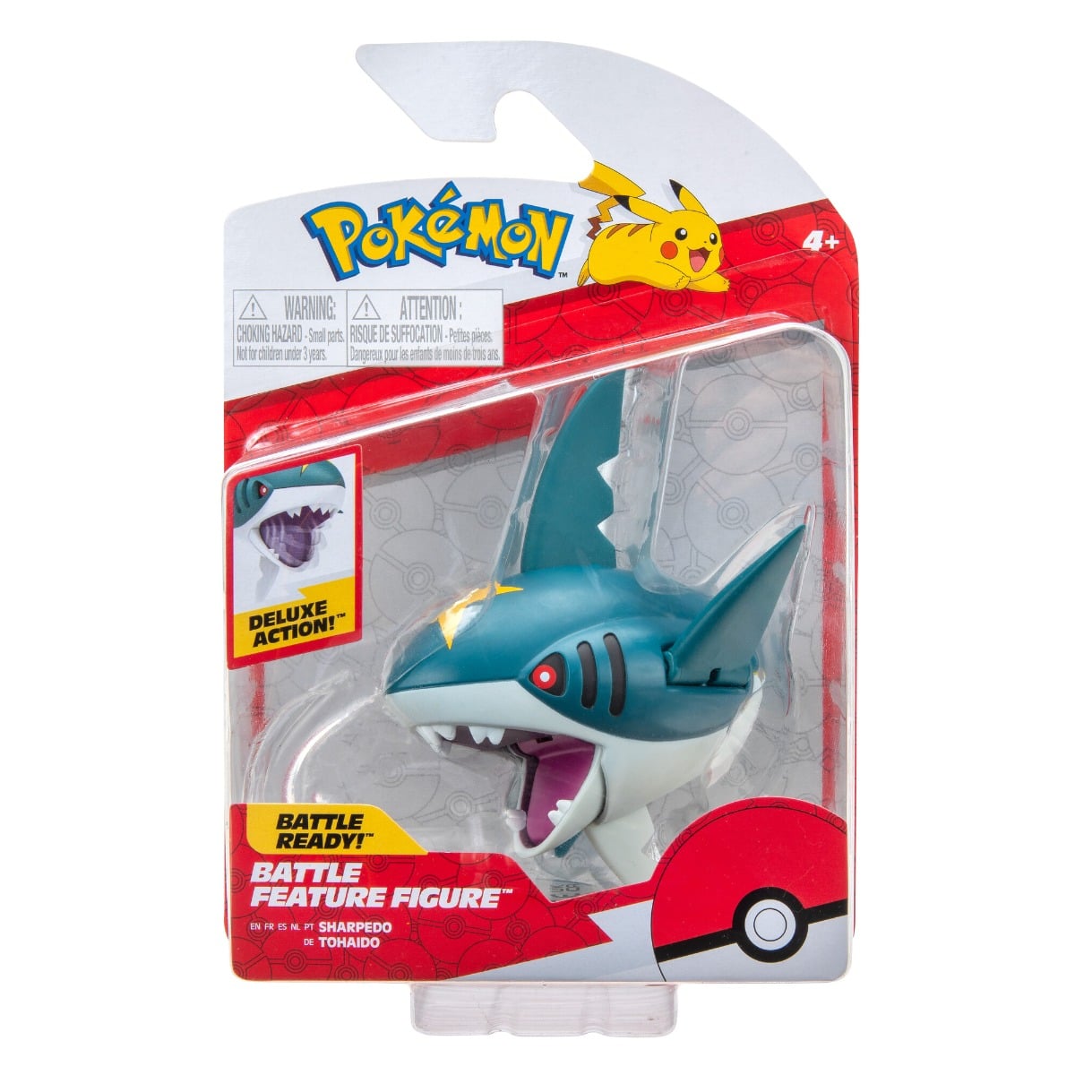 Figurina Pokemon Sharpedo, 11 cm, Detalii Autentice